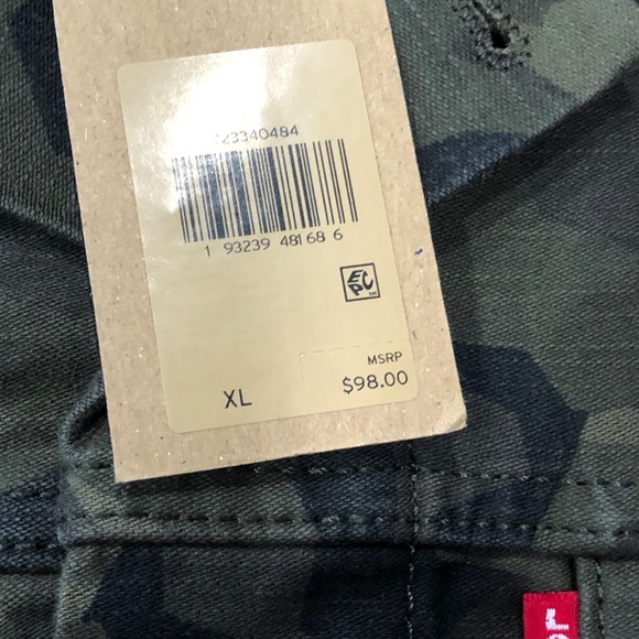 Levi’s Trucker Jacket Rare Camouflage Military - Picture 7 of 10